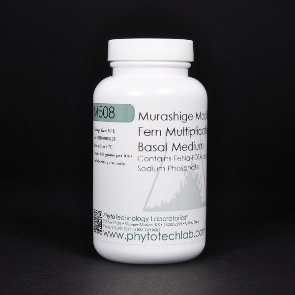 Phytotech M508 Murashige Fern Multiplication Medium